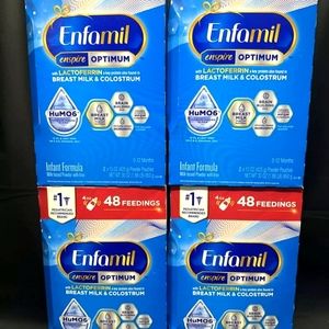 Brand New Enspire Optimum Powder 4 Refill Boxes 30 oz each